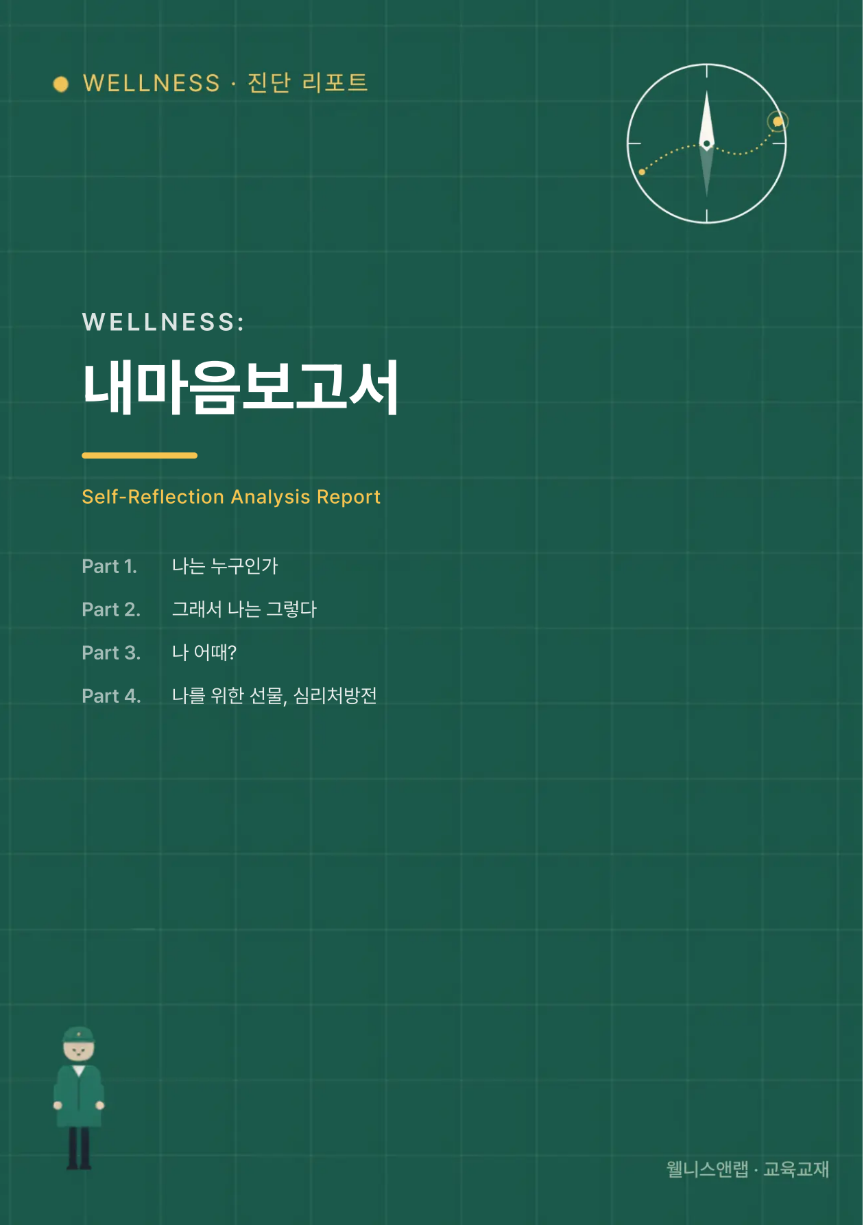이름과 생년월일을 제거한 내마음보고서 워크숍 리포트의 실제 표지